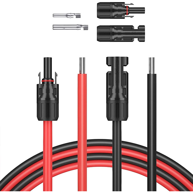 Жица за соларни панели од 5 стапки 10AWG (6mm2).